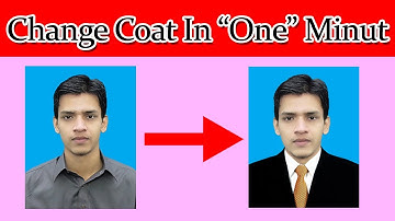 How To Change Suit Or Coat In Only One Minut | Urdu | Photoshop tutorial
