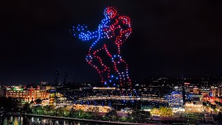 MARVEL AVENGERS Drone Show: 300 Drones Assemble for Pittsburgh Pirates!