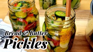 Bread and Butter Pickles Recipe Canning or Refrigerator