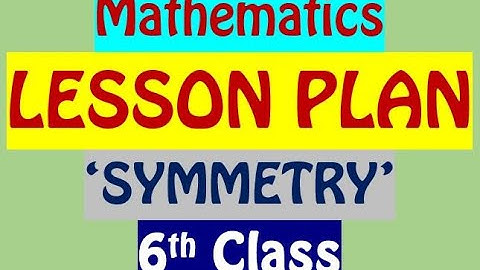 6th CLASS MATHS LESSON PLAN / 