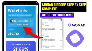 Monad airdrop free join step by step complete guide ✅ Monad testnet aordrop joining process 🌀