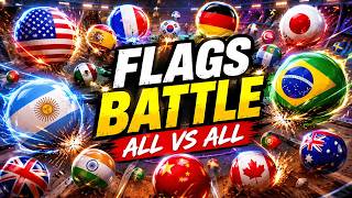 🔴 LIVE FLAGS BATTLE #3: Which Country Will Win 🌍🏆