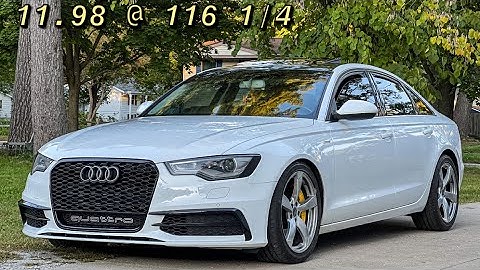 2012 Audi C7 A6 3.0t 11.98 1/4 Dragy