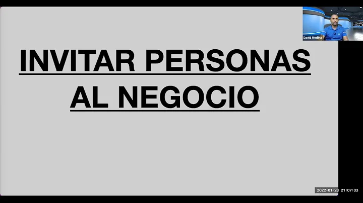 INVITAR GENTE AL NEGOCIO, 1 PARTE