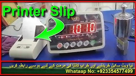 AXIS Printer Weighing Indicator DEMO by Care International Scale