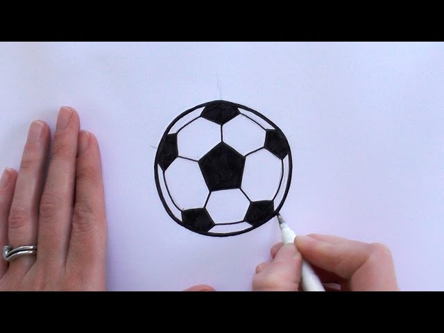 Top 131+ soccer ball drawing latest