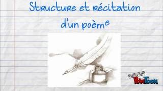 Structure Et Récitation D'un Poème Structure Et Récitation D'un Poème