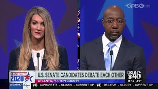 Loeffler, Warnock debate ahead of runoff election