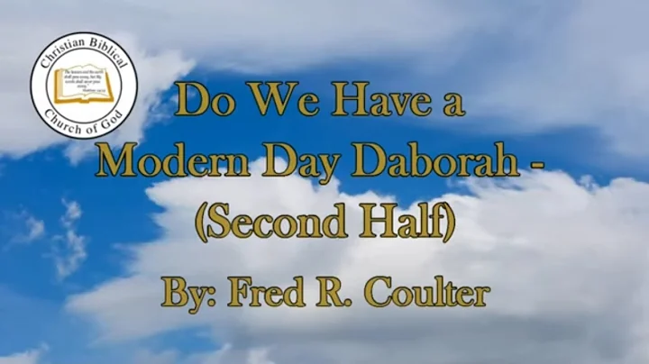 Truth of God - Do We Have a Modern Day Deborah? - ...