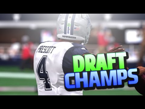 DAK PRESCOTT & CARSON WENTZ FIGHT TO WIN | MADDEN 17 DRAFT CHAMPIONS