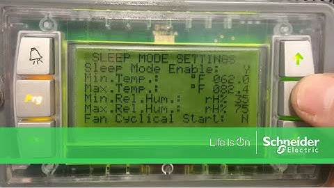 Configuring Uniflair Cooling Assist Mode via Display | Schneider Electric Support