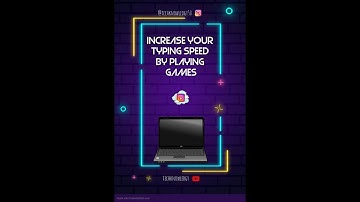 Increase your typing speed by playing games. #techknowledgy #youtube