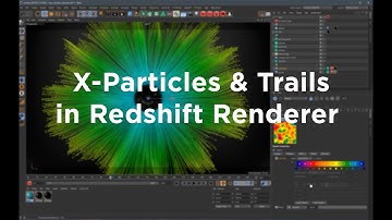 X-Particles & Trails in Redshift Renderer