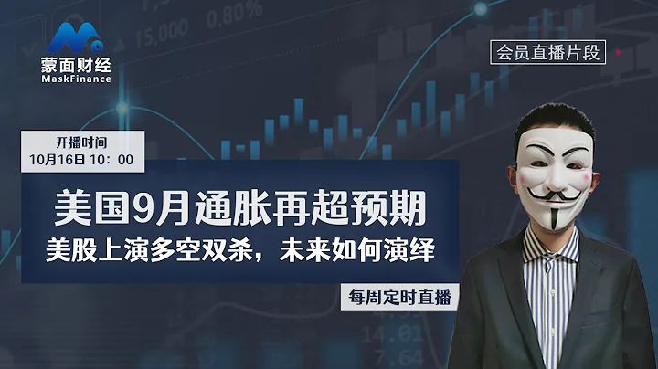 美國9月通脹再超預期，美股上演多空雙殺，未來如何演繹【會員直播片段】 - 天天要聞