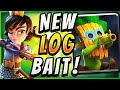 #1 NEW LOG BAIT DECK in CLASH ROYALE!