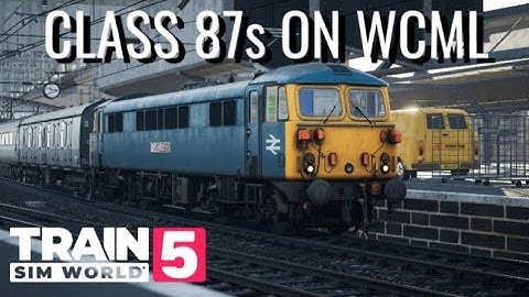 Class 87s on WCML Preston - Carlisle (TSW5)