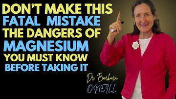 Stop Taking Magnesium If You Notice These 4 Symptoms | Barbara O’Neill