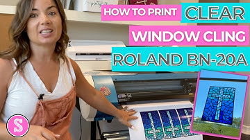 How to Make Stained Glass Window Clings with Roland BN-20A