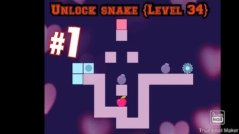 Unlock snake level 34 solution