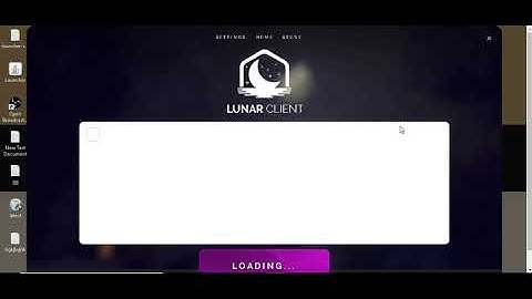 Lunar Client Bug #2 Stuck on loading