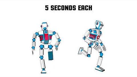 Running 3D Robot Android | Motion Graphics - Videohive template