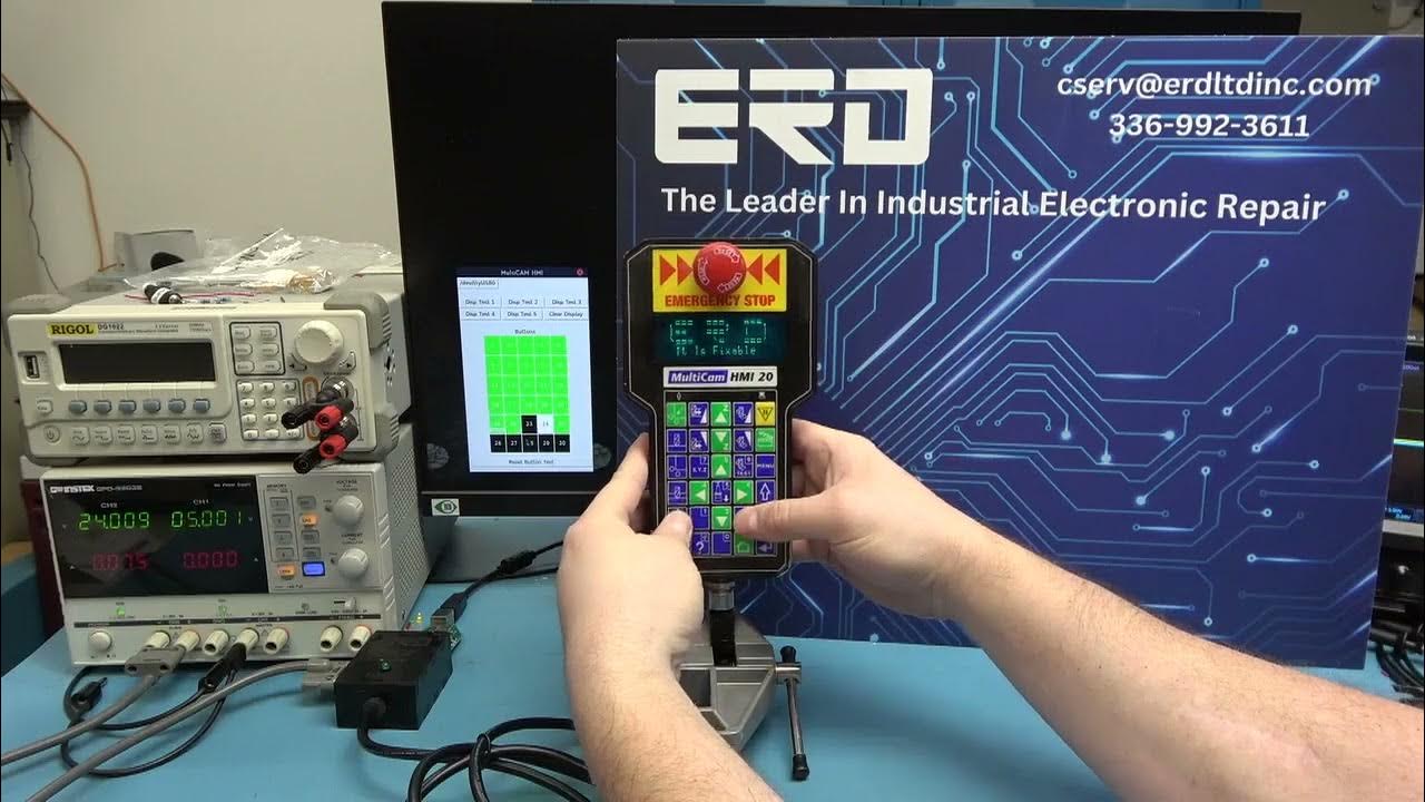 020623009 Multicam KDM20P HMI 20 Handheld Controller Repaired with 3 Year Warranty YouTube