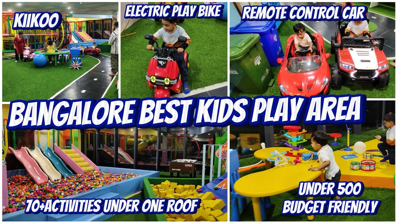 Bangalores best play area to visit with kids || Kiikoo || Rajajinagar|| 70+ activities under 500