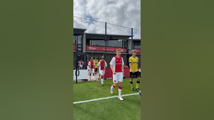 Ajax U19 wins 7-1 and advances to the next cup round! 🏆