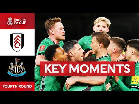 Fulham v Newcastle United | Key Moments | Fourth Round | Emirates FA Cup 2023-24