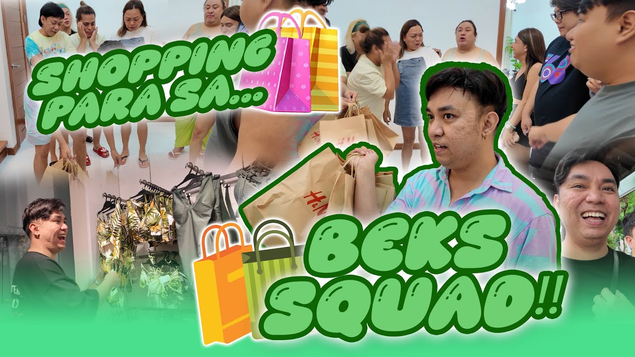 SHOPPING PARA SA BEKS SQUAD (NABUDOL PA NGA) | CHAD KINIS VLOGS