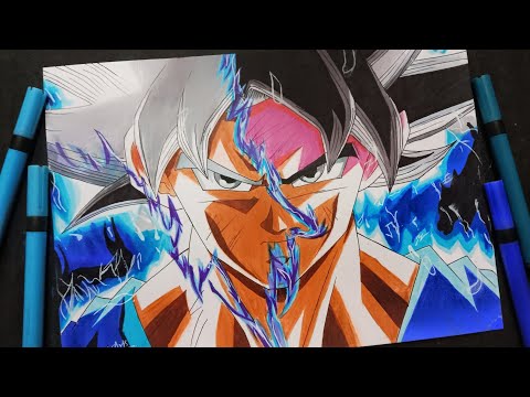 私はAashan on X: New Drawing Goku Ultra Instinct I tried mah best with what  I could do with the Aura XD The 1st part of the speed drawing of this is  uploaded