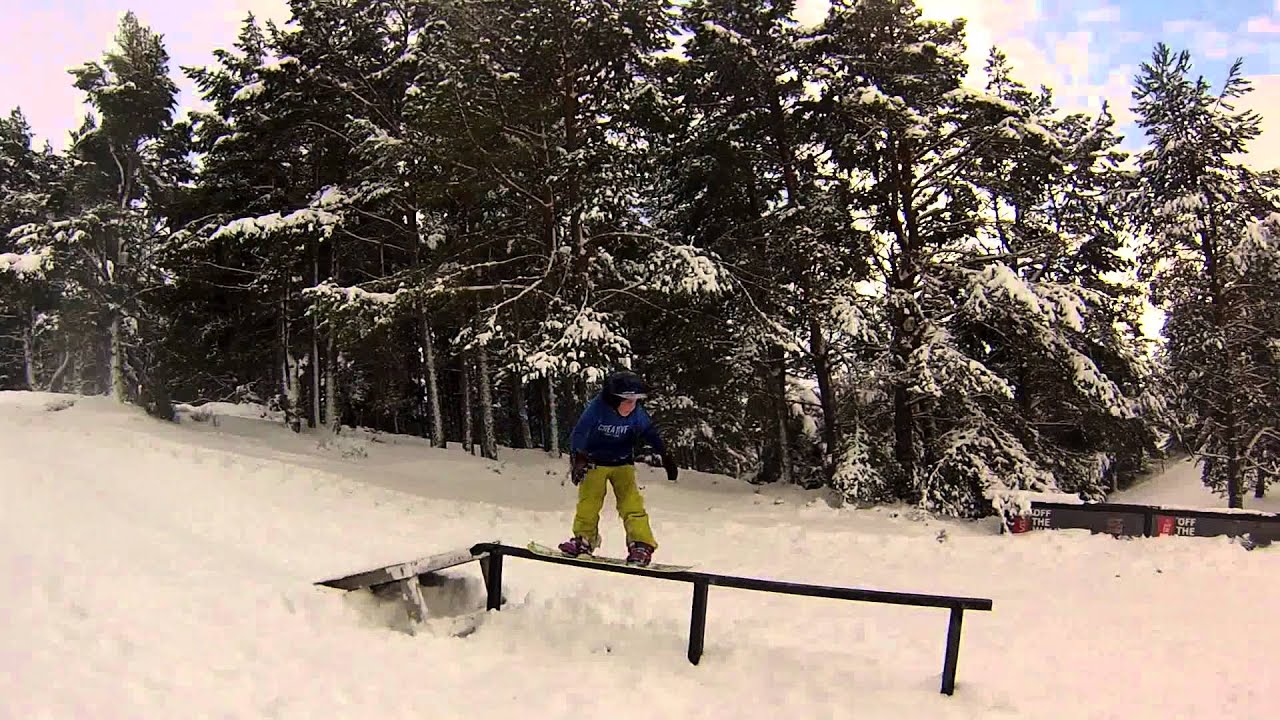 Cairngorm Snowboard club sliding Glenmore YouTube