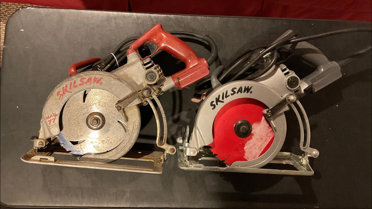 Overview of my newer Skilsaw model HD77M worm drive circular saw project!