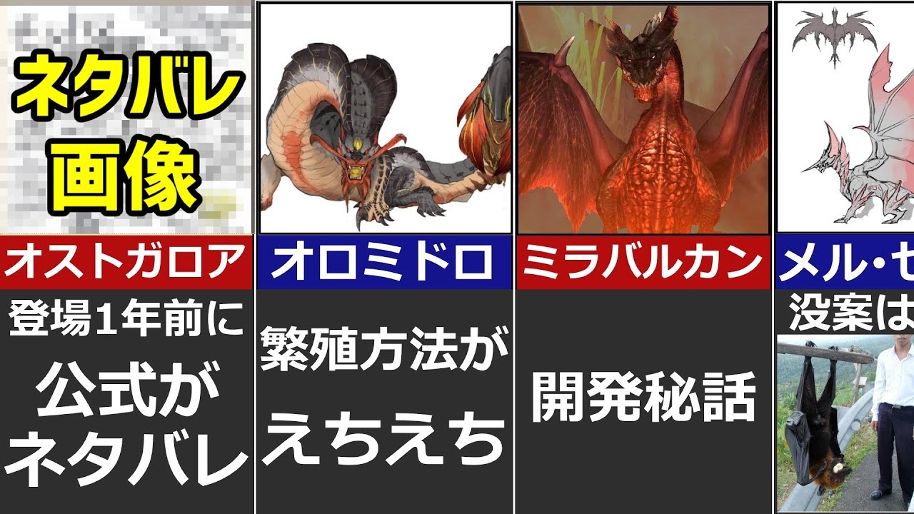モンハン 意外と知らない面白雑学選 Part19 裏設定 没案 開発秘話 ガルク速報 モンハン 意外と知らない面白雑学選 Part19 裏設定 没案 開発秘話 ガルク速報