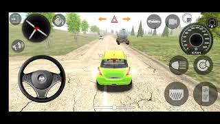 Swift Desire reverse driving accident with dump truck on highway Indian car 3Dgame new Swift desire