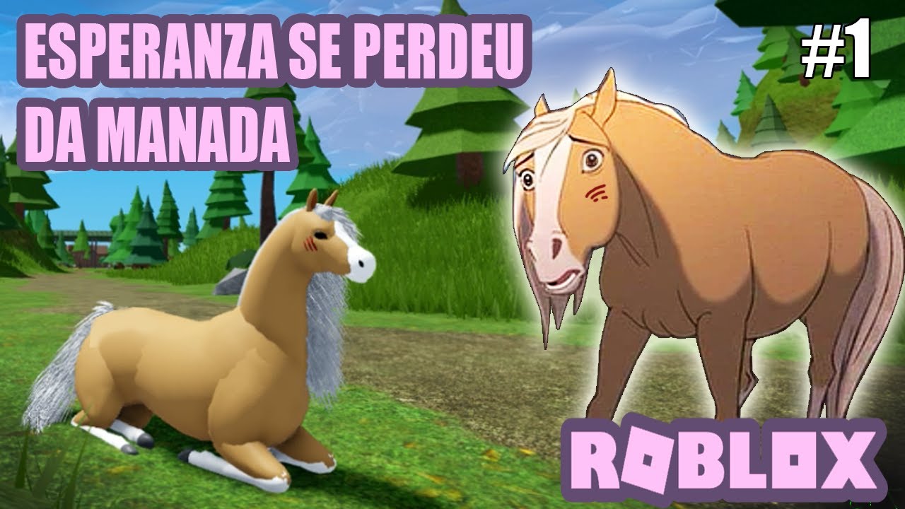VIREI A ESPERANZA NO JOGO DE CAVALOS SELVAGENS - ROBLOX horse