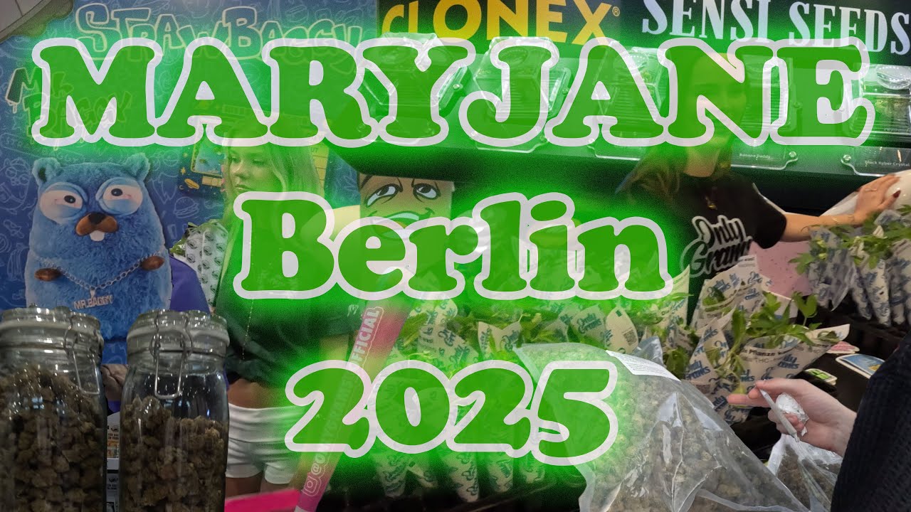 MARY JANE Berlin 2025 🍀 walking tour | Mary Jane Berlin 25 | largest Cannabis Expo | Germany 2025