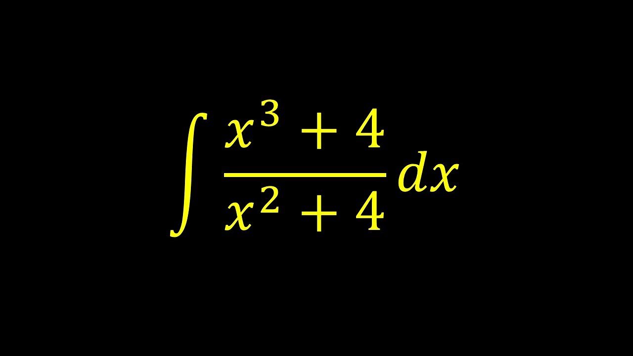 Integral Of x 3 4 x 2 4 Integral Example YouTube integral-of-x-3-4-x-2-4-integral-example-youtube