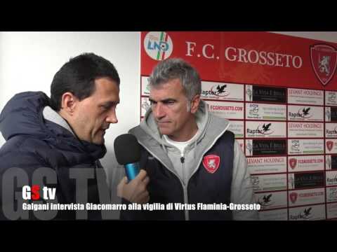 Gs Tv - Galgani intervista Giacomarro alla vigilia di Virtus Flaminia-Grosseto