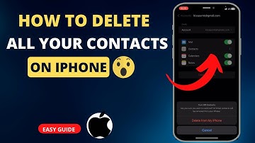 How To Delete All Contacts On iPhone - FULL GUIDE