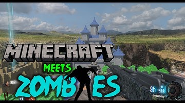 BLACK OPS 3 ZOMBIES | "MINECRAFT MEETS ZOMBIES!!!" CUSTOM ZOMBIES MAP GAMEPLAY | (BO3 Zombies)