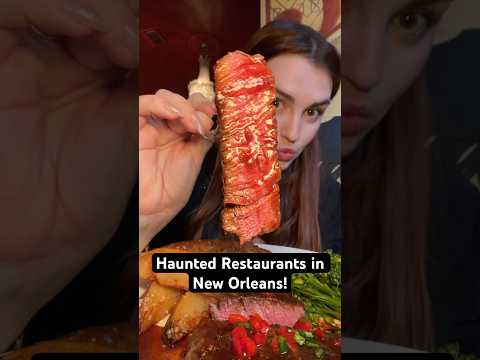 eating at haunted restaurants in New Orleans! #neworleans #neworleansfood #nola #southernfood#eating