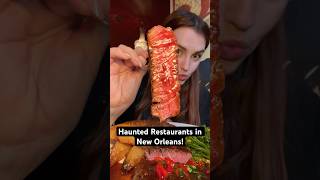 eating at haunted restaurants in New Orleans! #neworleans #neworleansfood #nola #southernfood#eating
