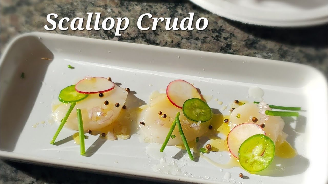 Scallop Crudo The Best Way to Eat Scallops YouTube