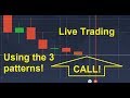NEW live trading using candle patterns! Binay options