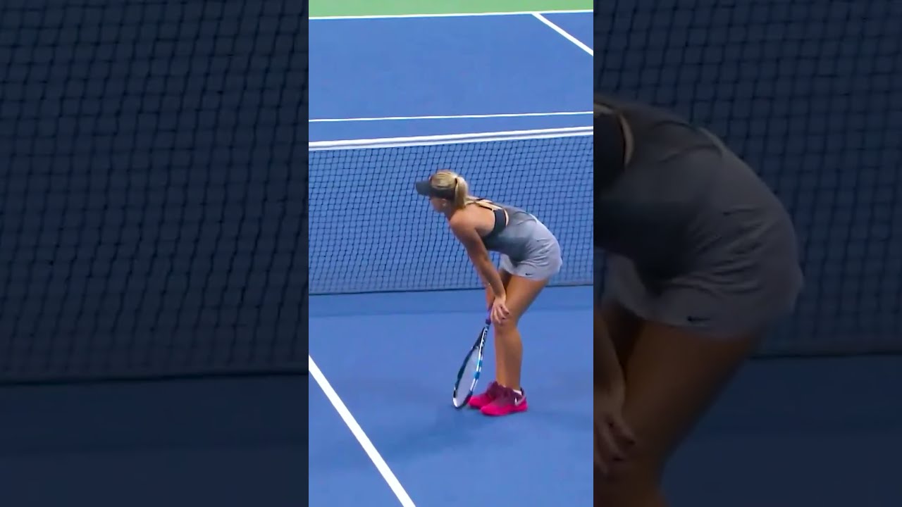 HOW did Sharapova win this point?! 😱