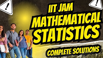 IIT JAM Mathematical Statistics 2026-2027 | Solution | Past Year Paper SolvedCharacteristic Equation
