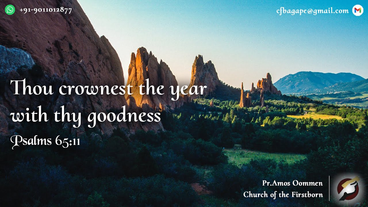 10 01 2024 Bible Study Thou Crownest The Year With Thy Goodness 10-01-2024-bible-study-thou-crownest-the-year-with-thy-goodness
