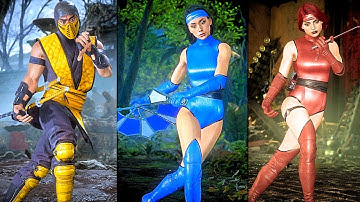 MK11 All Characters Dance Like Joker (All Characters Perform Jokers Song and Dance Man Intro 1)