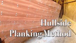 How I Planked and Glued up the Hull Sides